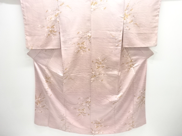 JAPANESE KIMONO / KOMON / SILK / KIKU & HAGI
